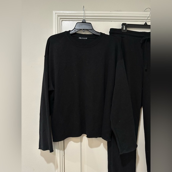 Zara Soft jogger pants and matching sweatshirt sweater top set - Picture 6 of 15